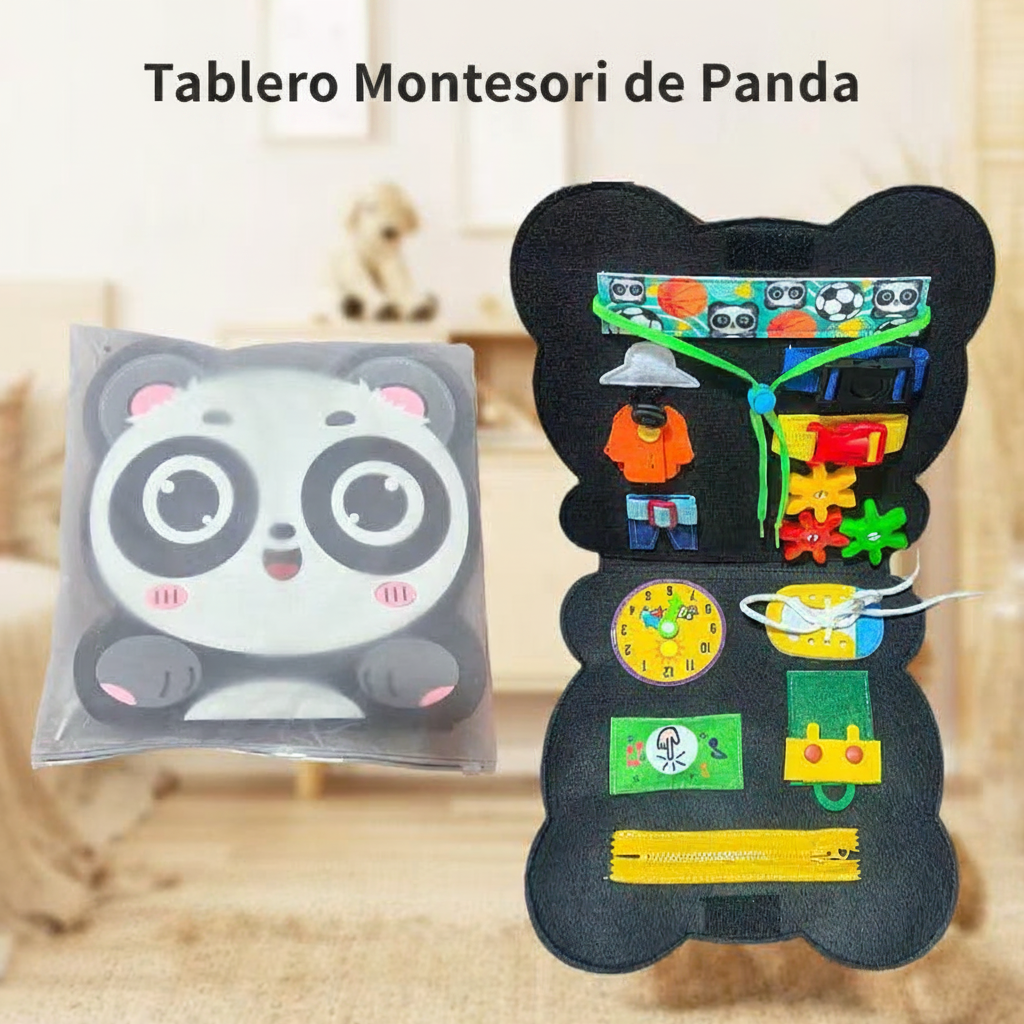 Tablero de Fieltro Montessori para Niños 3-6 Años