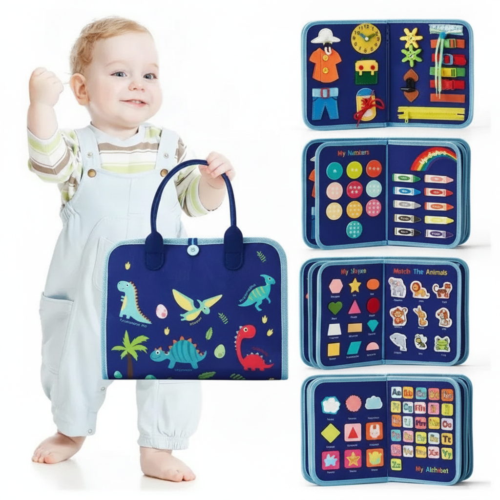 Tablero de Fieltro Montessori para Niños 3-6 Años