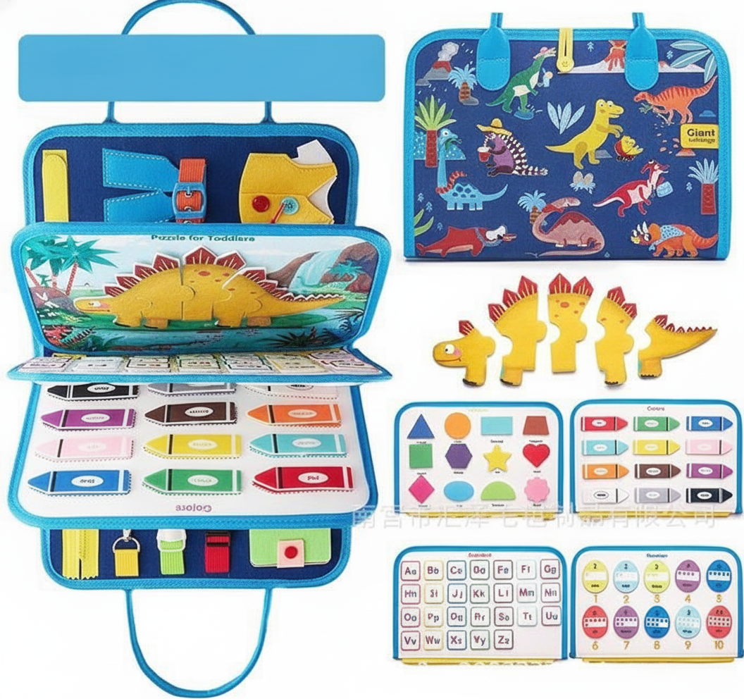 Tablero de Fieltro Montessori para Niños 3-6 Años