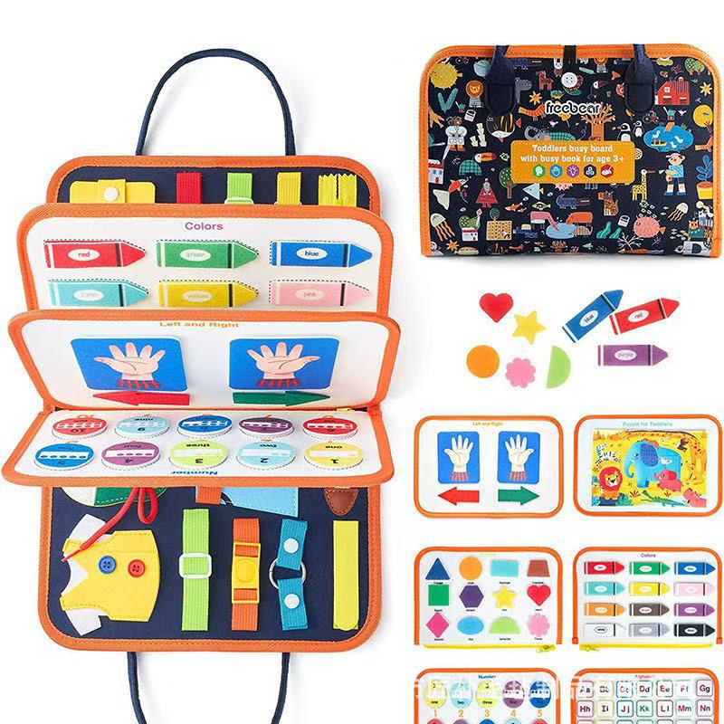 Tablero de Fieltro Montessori para Niños 3-6 Años