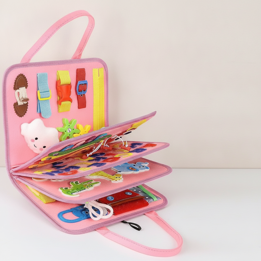 Tablero de Fieltro Montessori para Niños 3-6 Años