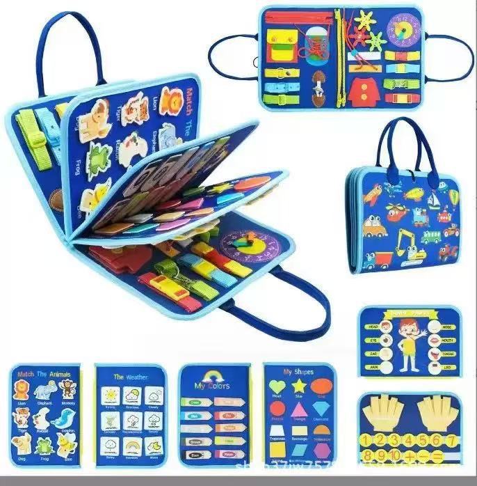 Tablero de Fieltro Montessori para Niños 3-6 Años