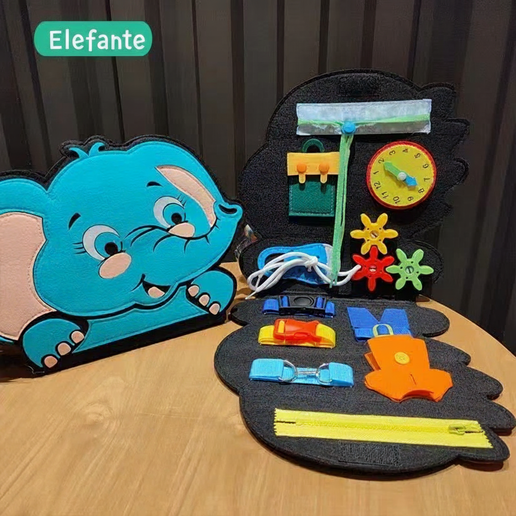 Tablero de Fieltro Montessori para Niños 3-6 Años