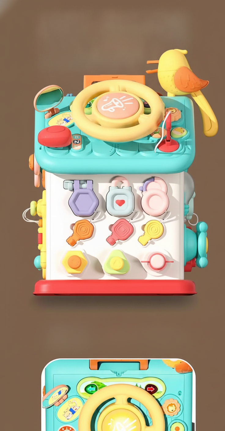 Casa Ocupada Montessori para Bebés 6 Caras - 9