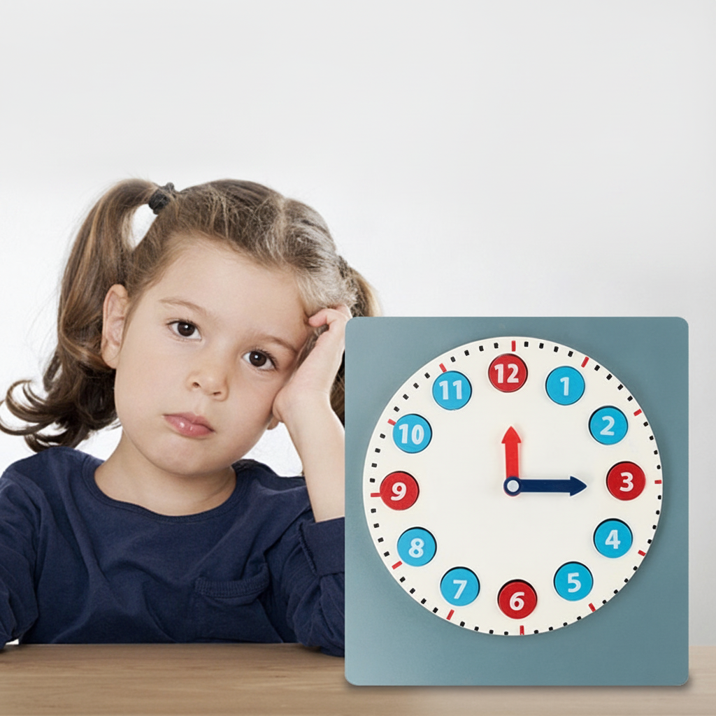 Reloj Montessori de madera para niños 3-6 años - 2