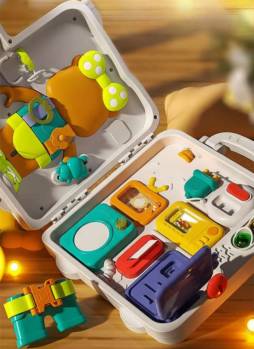 Tablero Montessori Multifuncional para Bebés 1-3 Años - 11