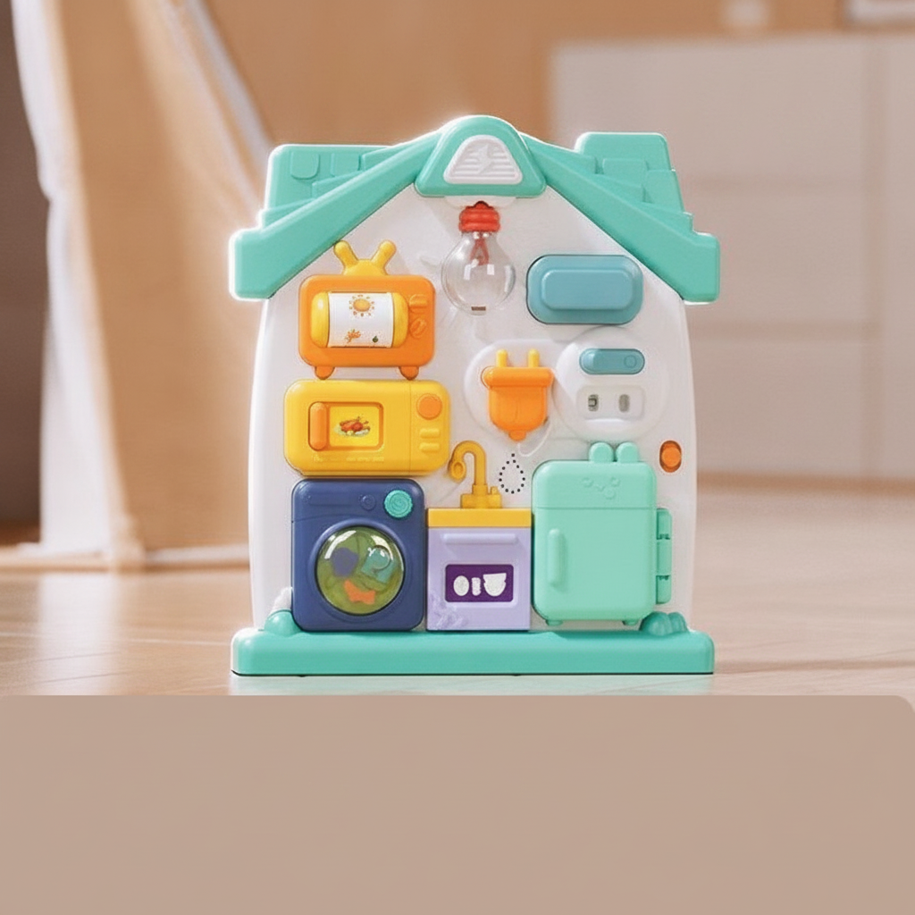Tablero Montessori Multifuncional para Bebés 1-3 Años - 7