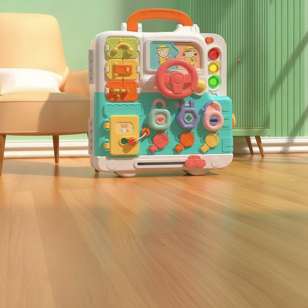 Tablero Montessori Multifuncional para Bebés 1-3 Años - 8