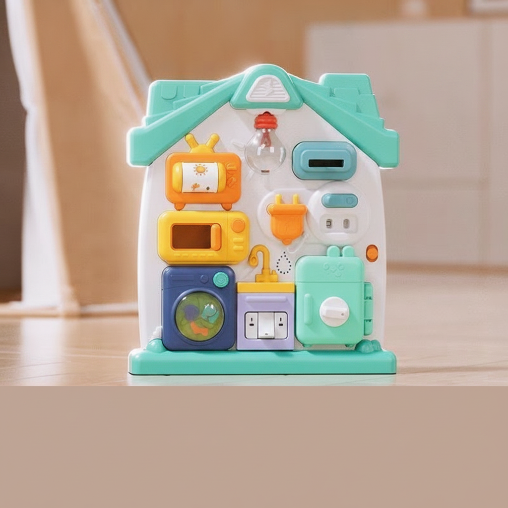 Tablero Montessori Multifuncional para Bebés 1-3 Años - 9