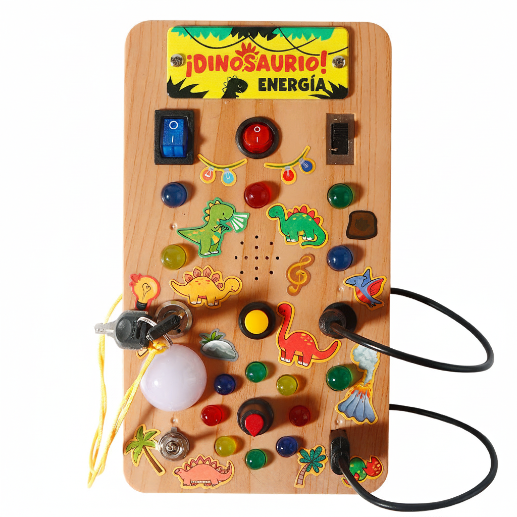 Tablero Montessori LED con Interruptores para Niños - 4