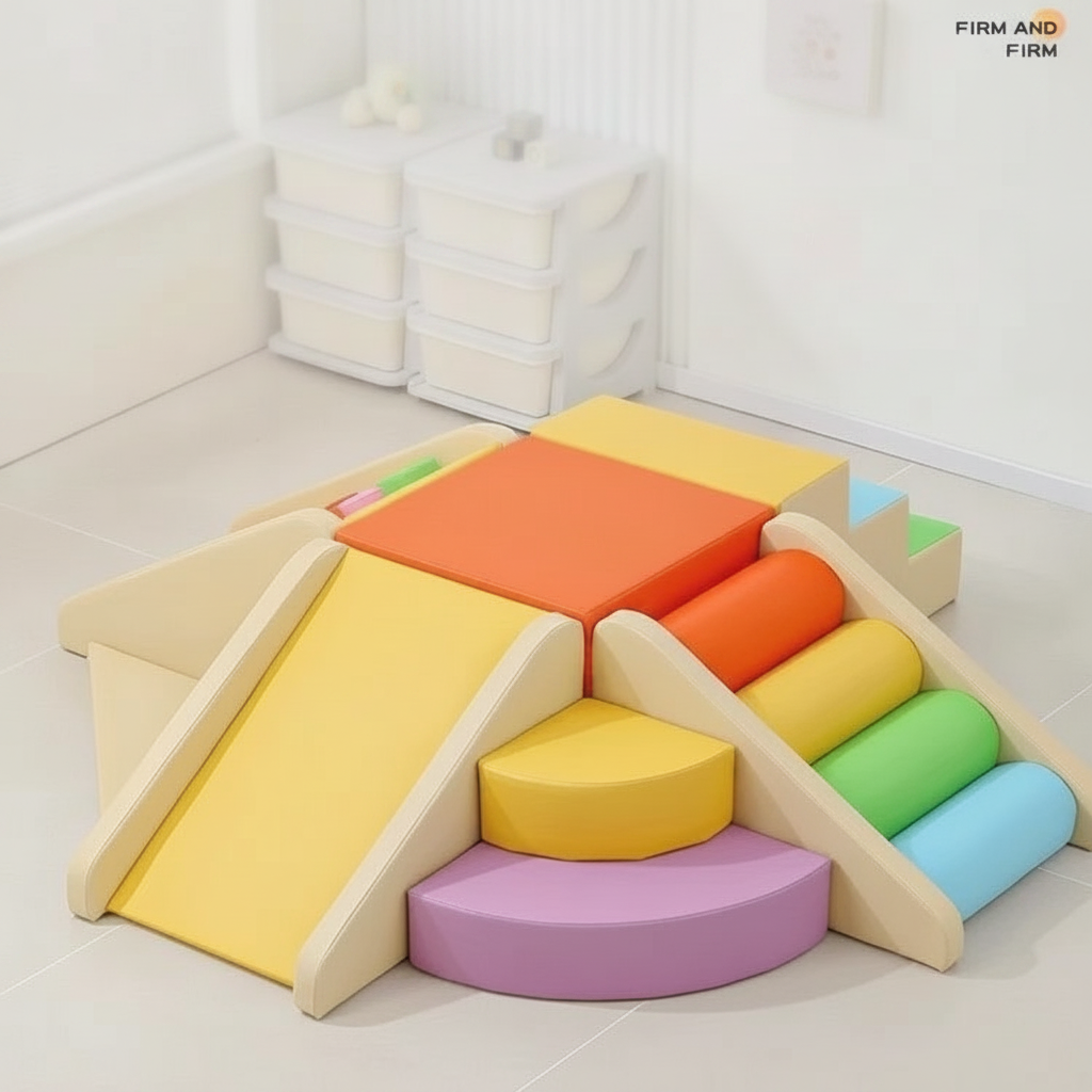 Set Escalera Blanda Infantil para Gatear y Deslizarse - 2