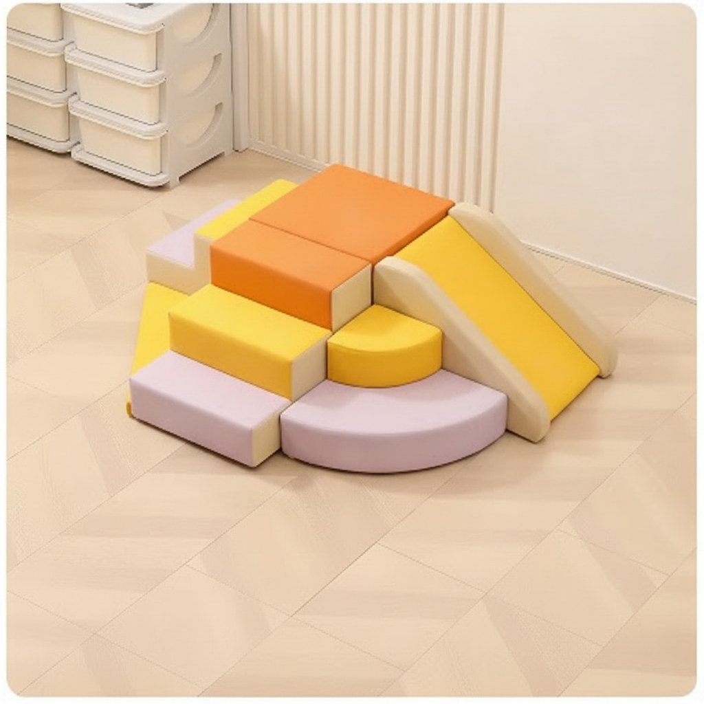 Set Escalera Blanda Infantil para Gatear y Deslizarse