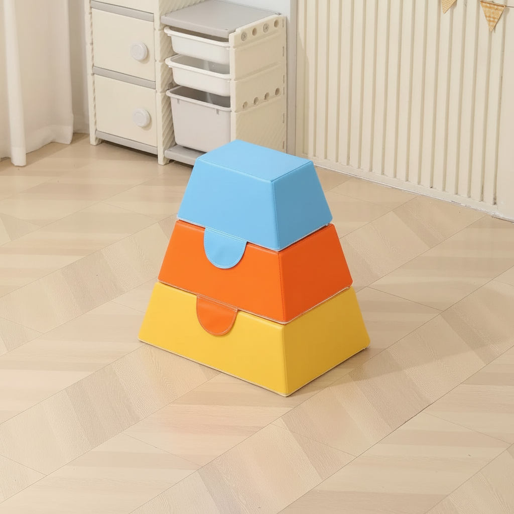 Set de Juego Sensorial Suave para Niños – Colchonetas y Módulos de Gateo - 5