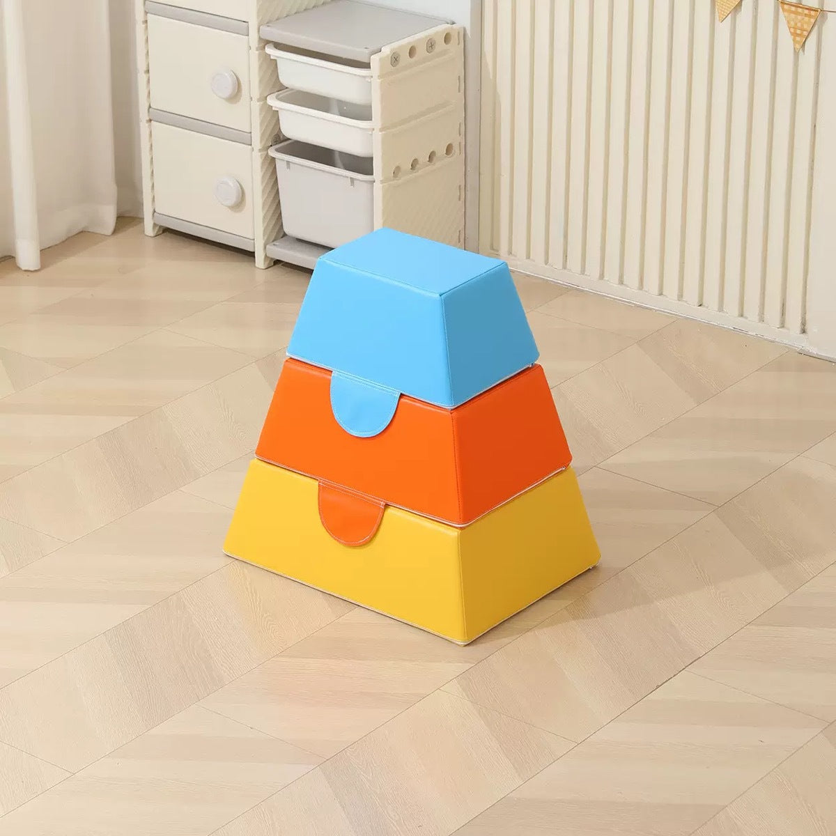 Set de Juego Sensorial Suave para Niños – Colchonetas y Módulos de Gateo