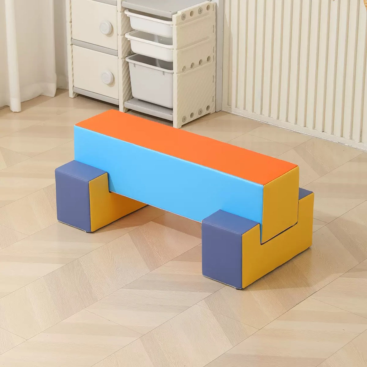 Set de Juego Sensorial Suave para Niños – Colchonetas y Módulos de Gateo