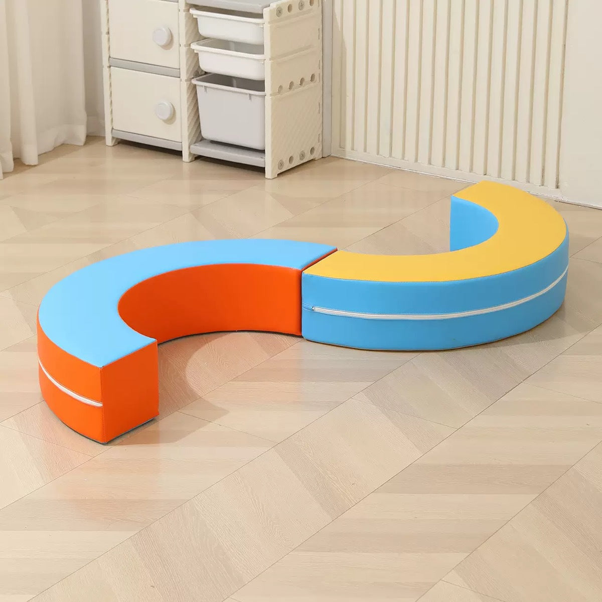 Set de Juego Sensorial Suave para Niños – Colchonetas y Módulos de Gateo