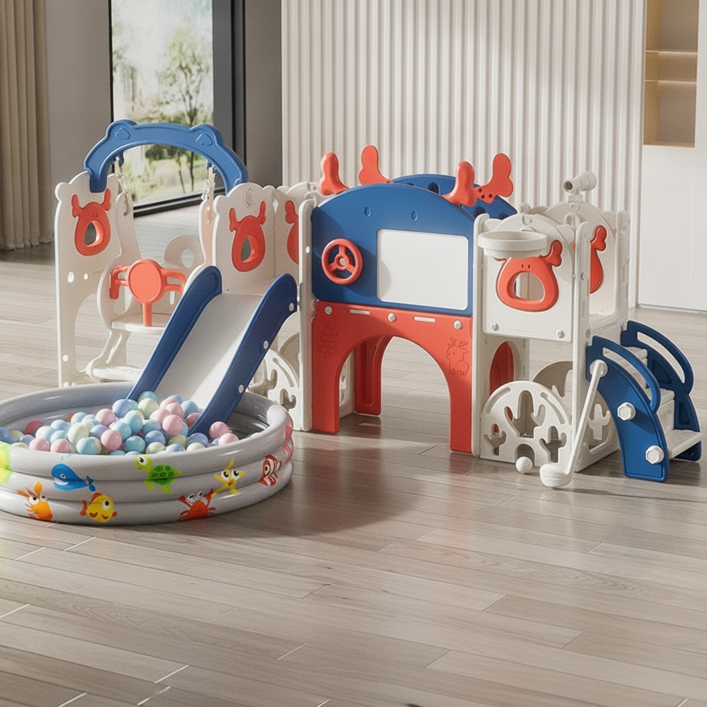 Resbaladero Infantil Multifuncional para Uso en Casa