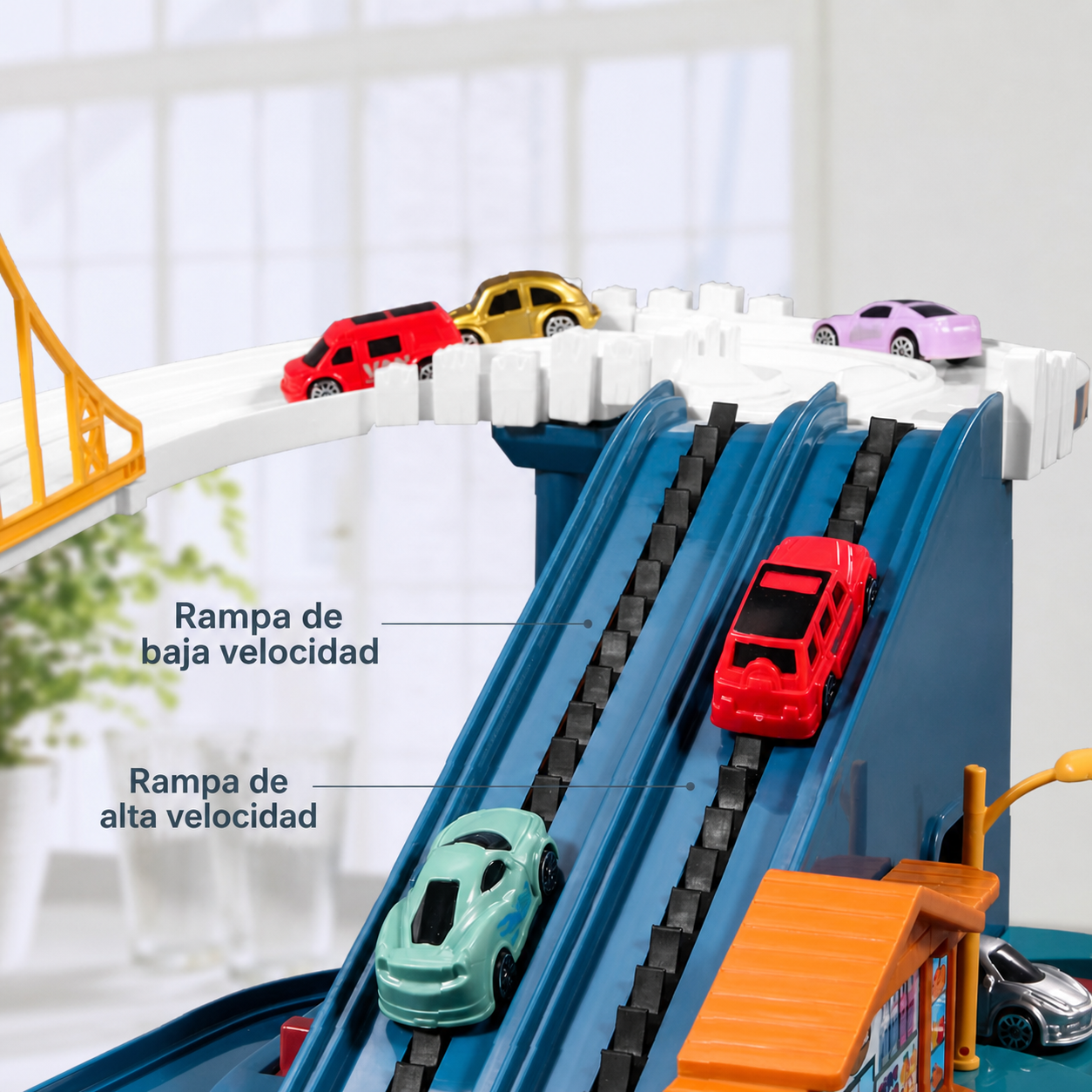 Pista de autos infantil Dinosaurio y Aventura – Set de juego - 2