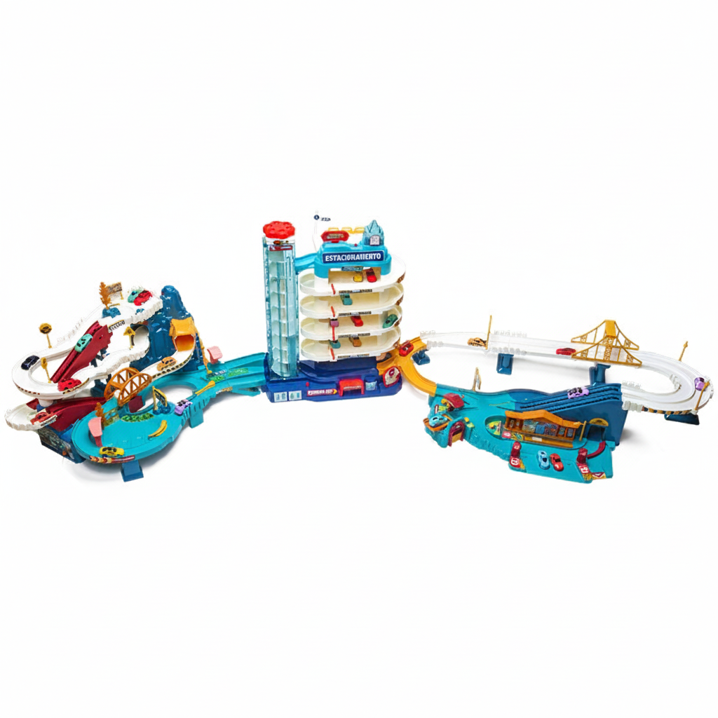 Pista de autos infantil Dinosaurio y Aventura – Set de juego - 5