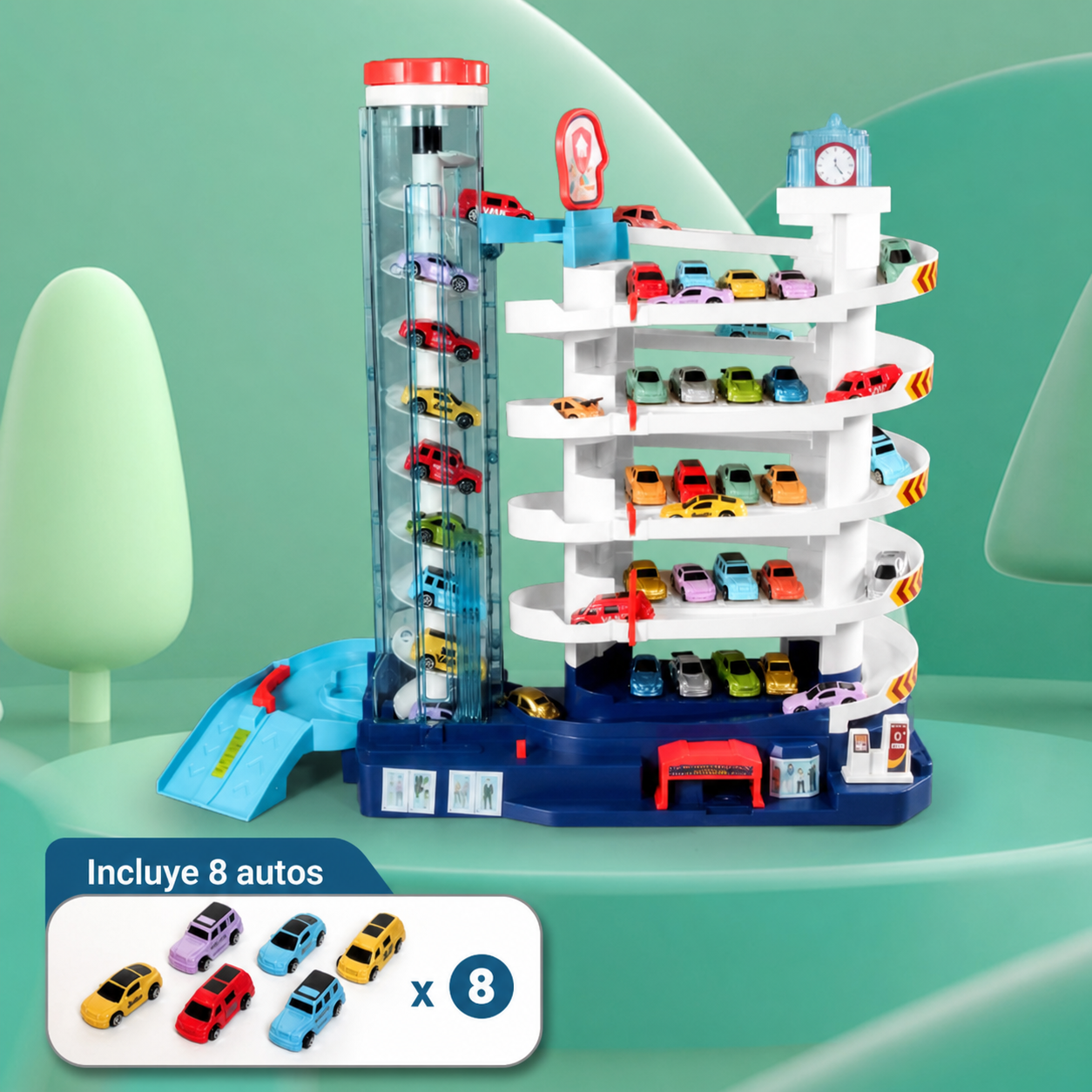 Pista de autos infantil Dinosaurio y Aventura – Set de juego