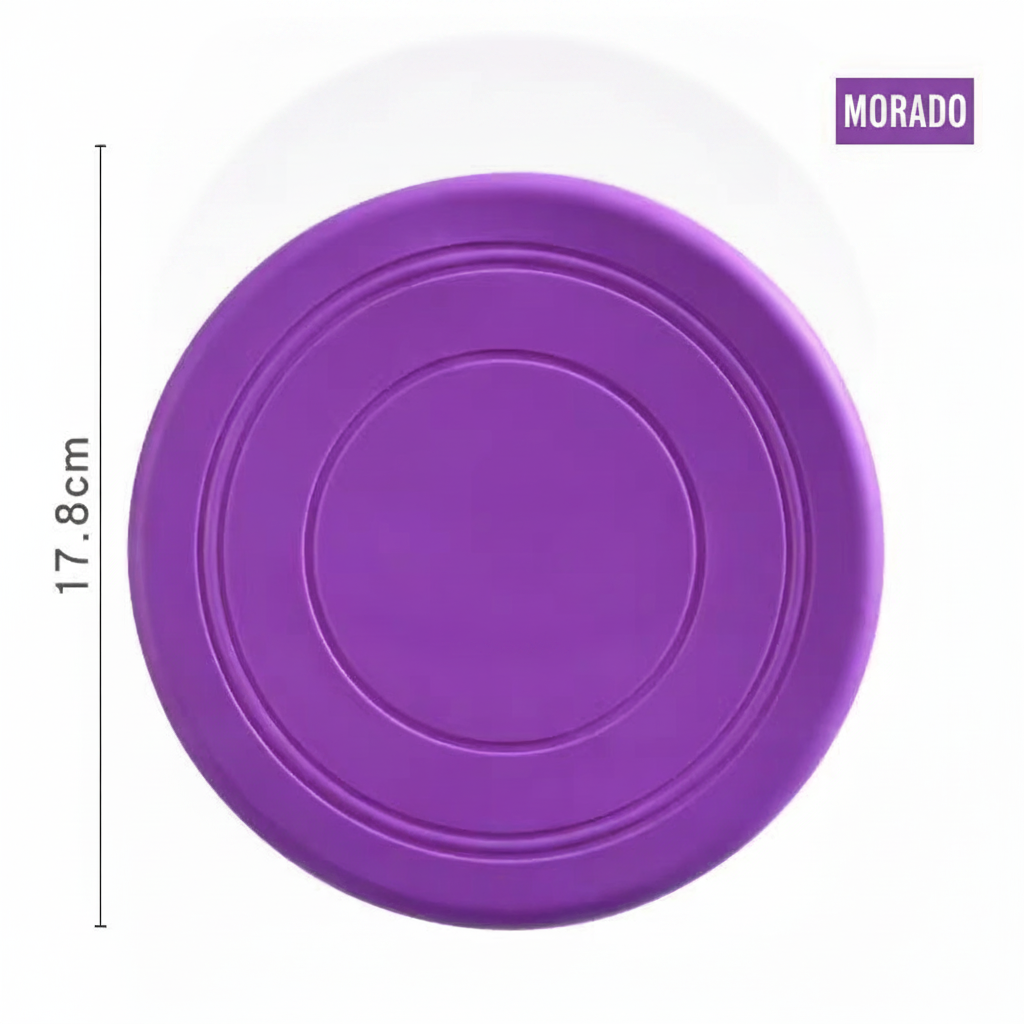 Frisbee de Goma Suave para Perros 18 cm - 6
