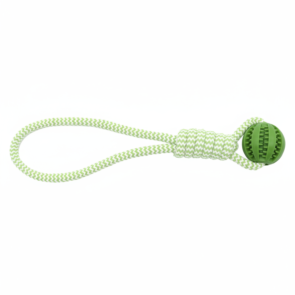 Pelota dispensadora de premios para perros con cuerda - 7