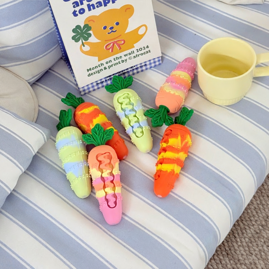 Juguete dispensador de snacks para perro en silicona - 3