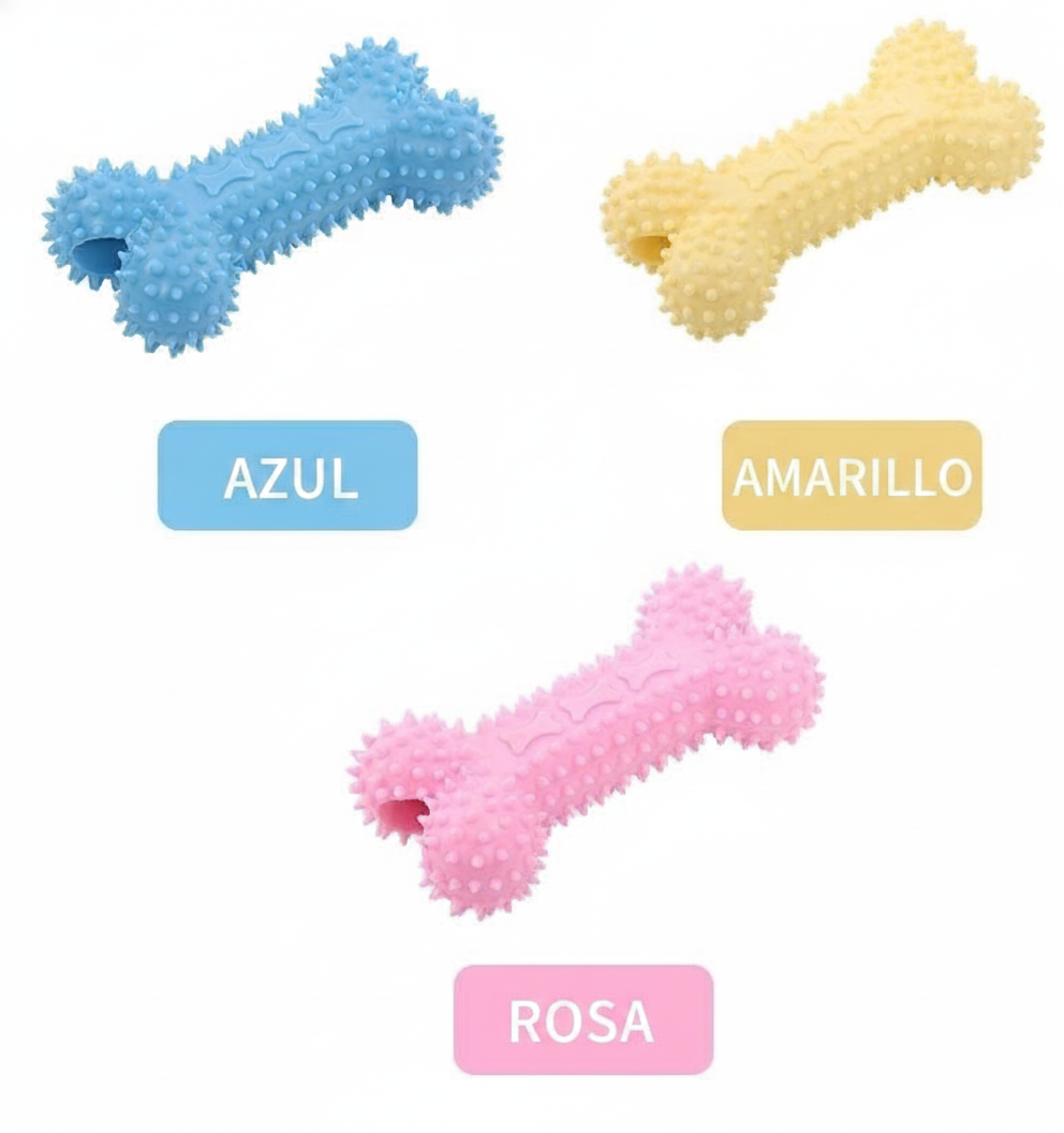 Juguete Dental para Perro Hueso TPR con Púas 12×6 cm - 9