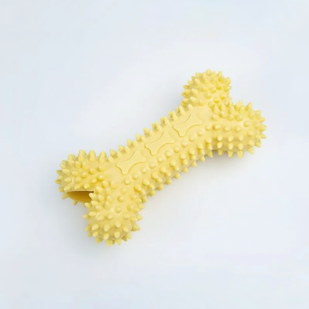 Juguete Dental para Perro Hueso TPR con Púas 12×6 cm - 5