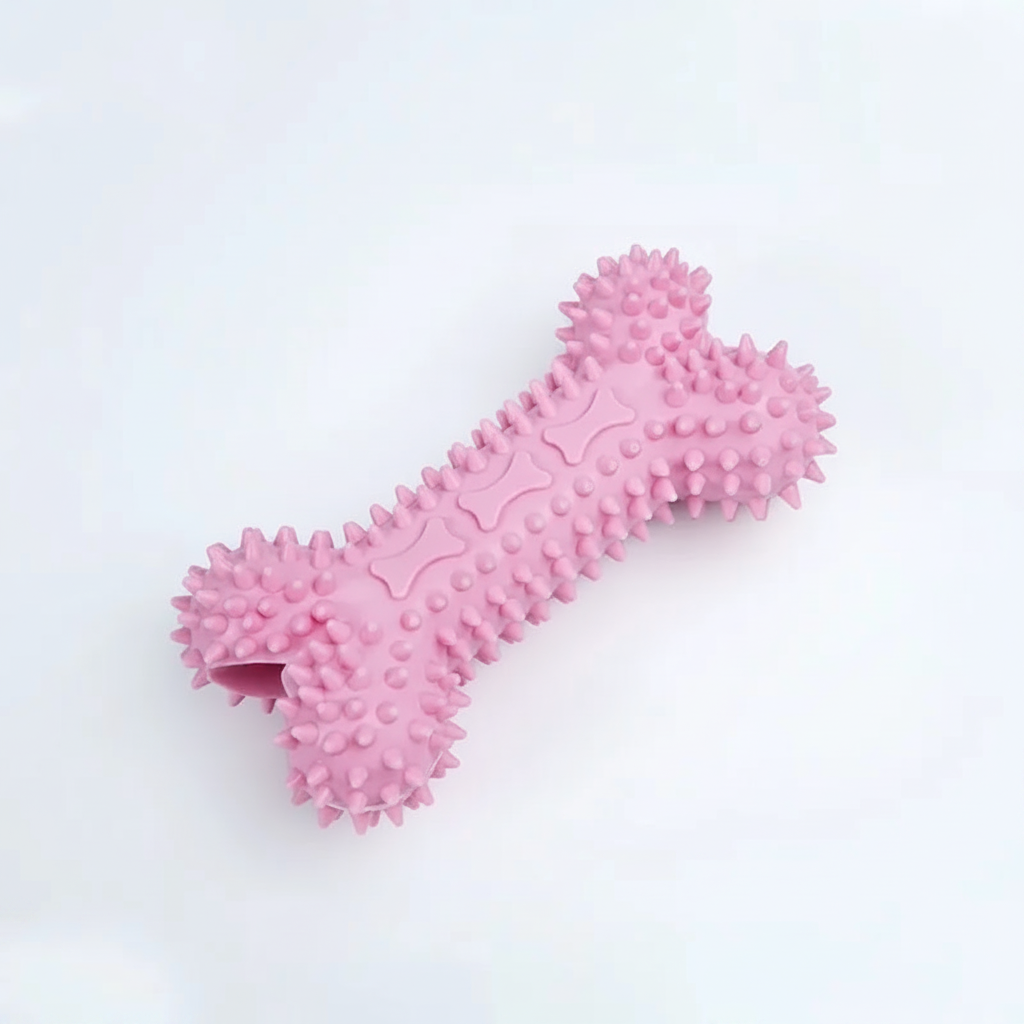 Juguete Dental para Perro Hueso TPR con Púas 12×6 cm - 6