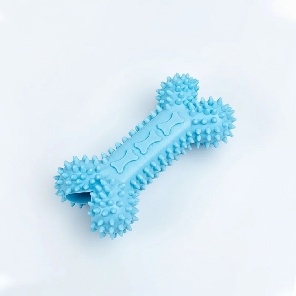 Juguete Dental para Perro Hueso TPR con Púas 12×6 cm - 7