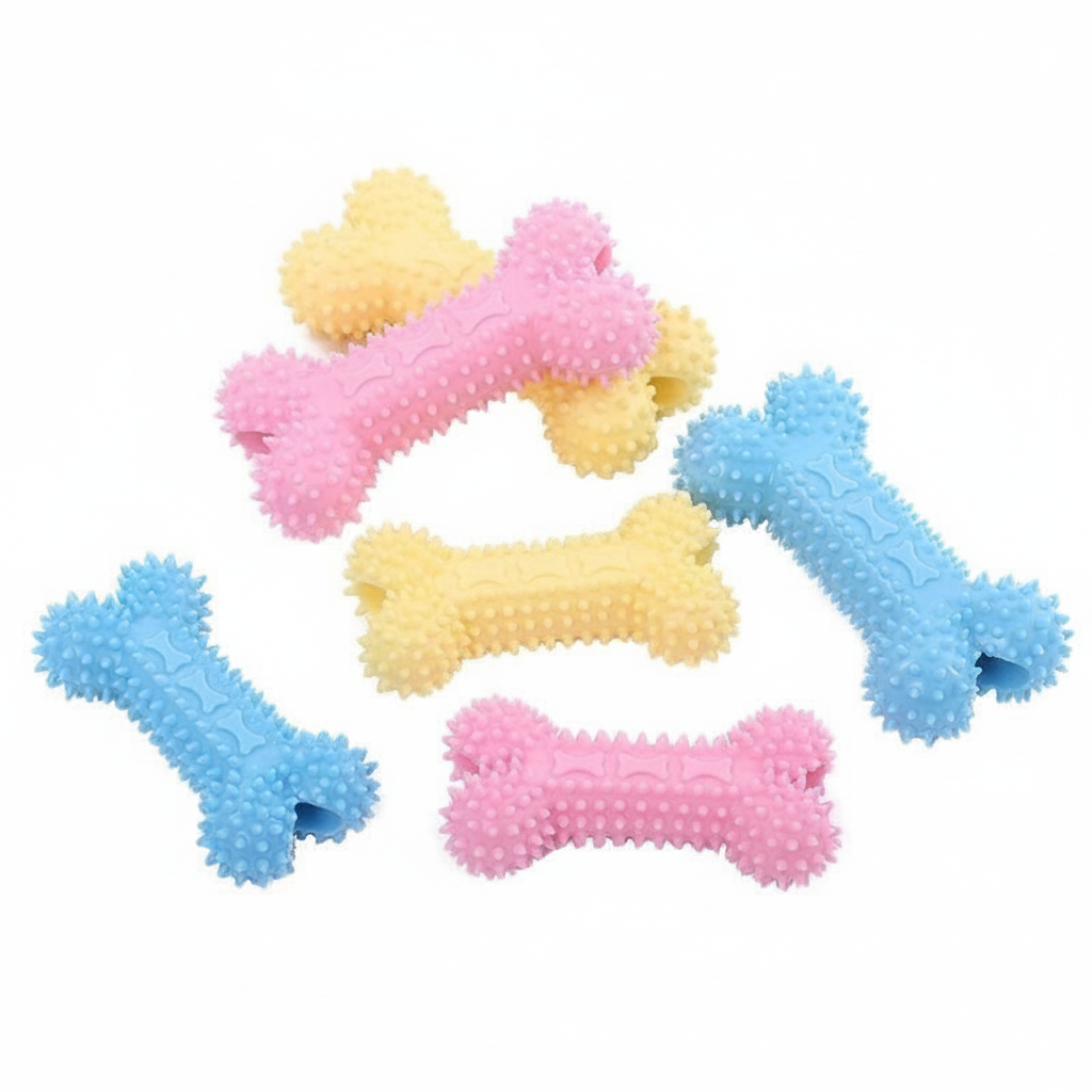 Juguete Dental para Perro Hueso TPR con Púas 12×6 cm - 8