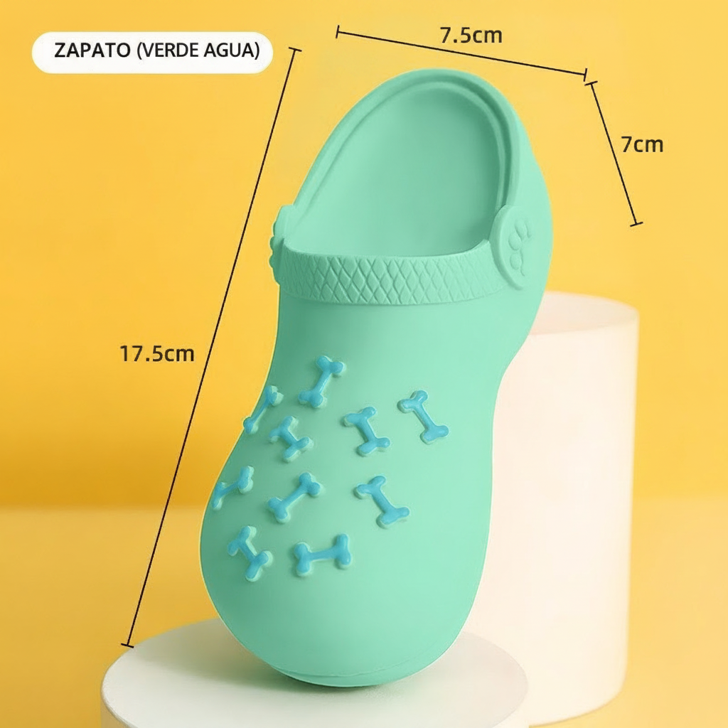 Juguete Pantufla Sonora para Perros – Látex Mordible - 6