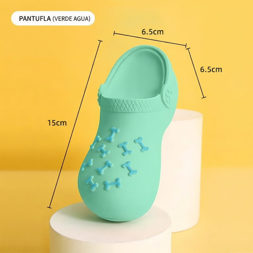 Juguete Pantufla Sonora para Perros – Látex Mordible - 8