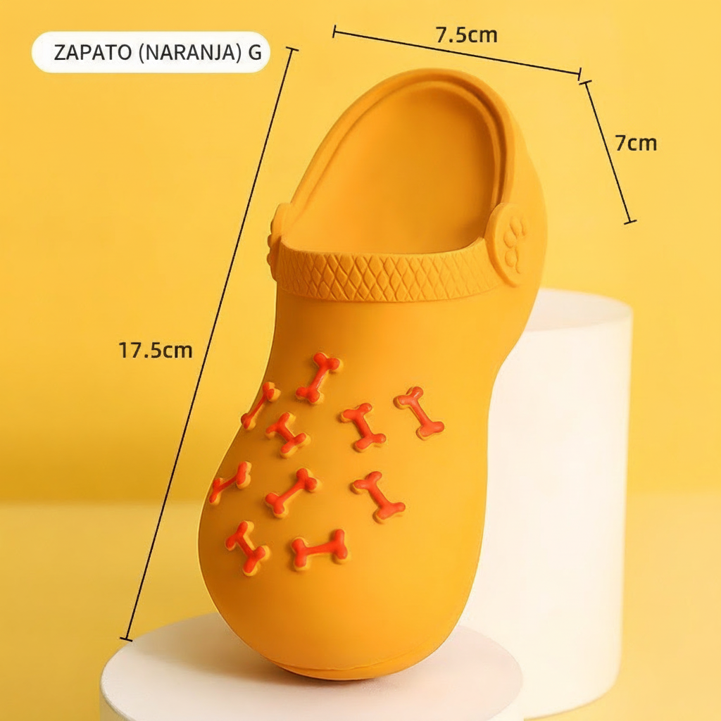 Juguete Pantufla Sonora para Perros – Látex Mordible