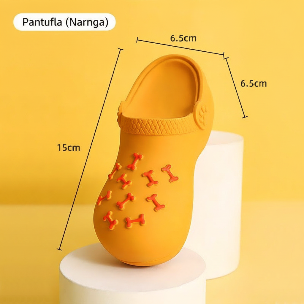 Juguete Pantufla Sonora para Perros – Látex Mordible