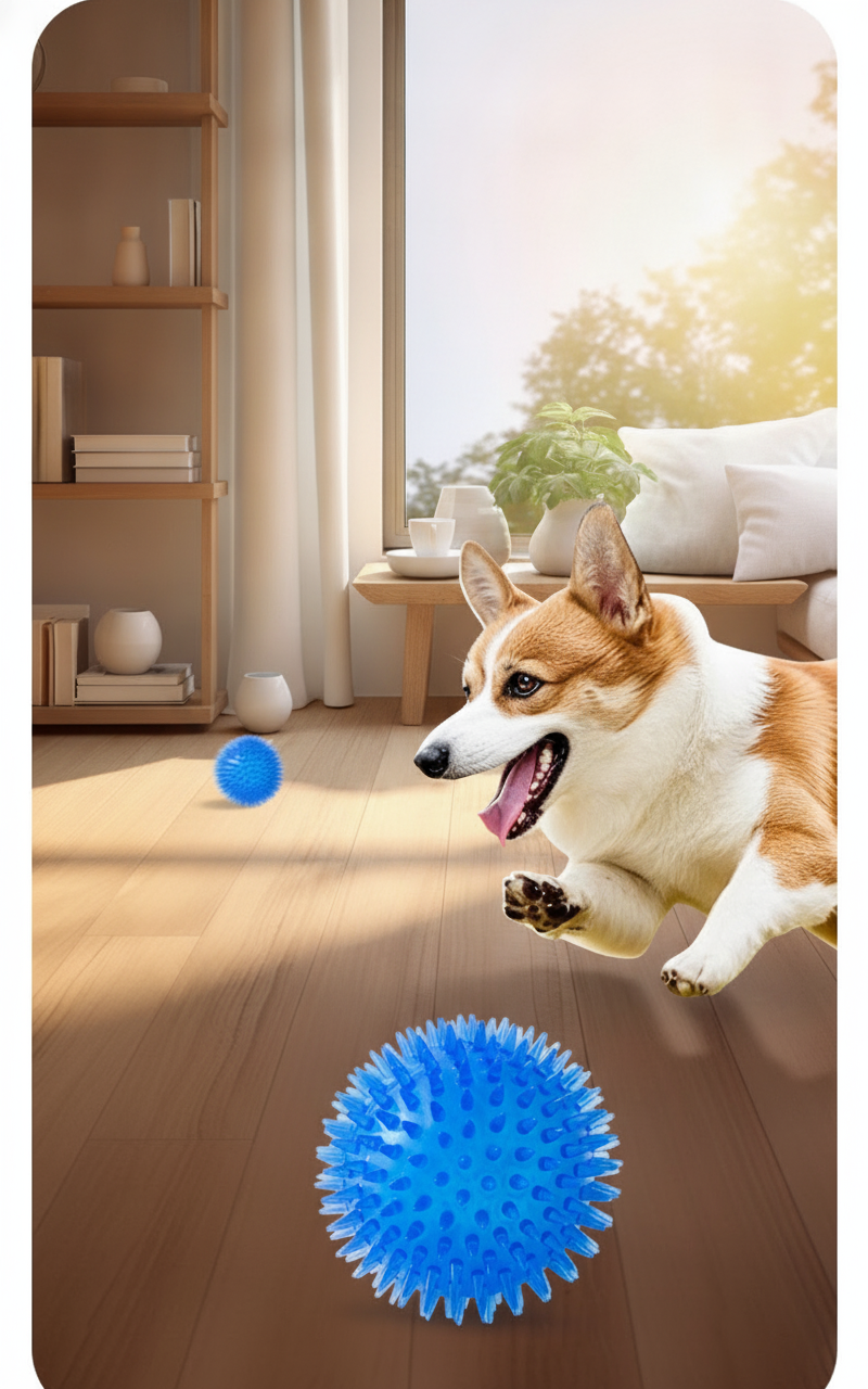 Pelota Sonora con Picos para Perros TPR 5-11 cm - 11