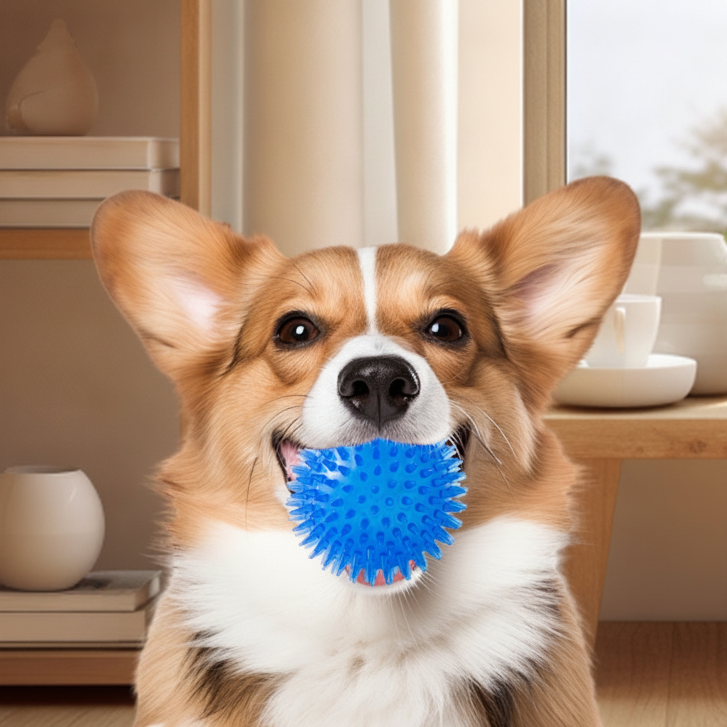 Pelota Sonora con Picos para Perros TPR 5-11 cm - 2