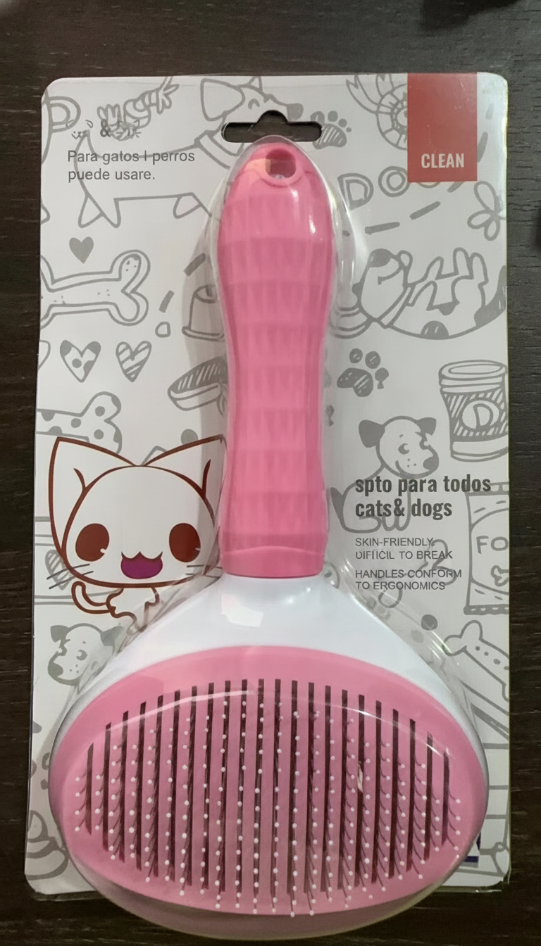 Cepillo Removedor de Pelo para Mascotas con Botón - 10