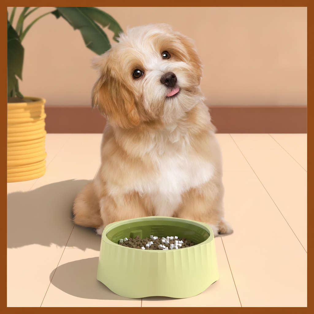 Comedero doble para mascotas antiatragantamiento multifunción - 2