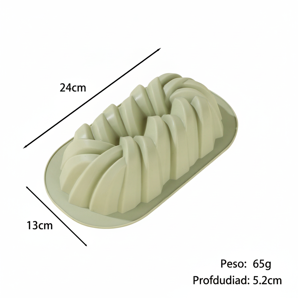 Molde de silicón para pan y pastel fácil desmolde - 5