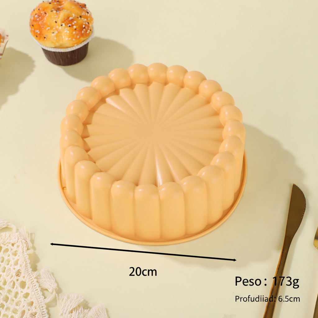 Molde de silicón para pan y pastel fácil desmolde - 7