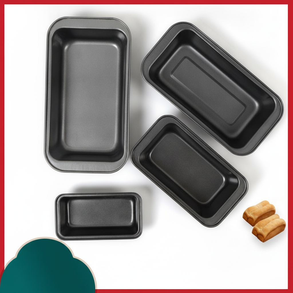 Molde para pan de caja rectangular antiadherente - 1