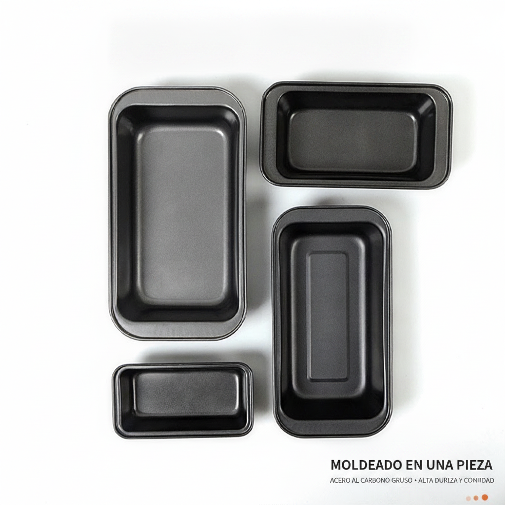 Molde para pan de caja rectangular antiadherente - 4
