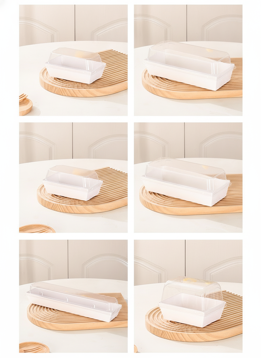 Cajas desechables para pastel y repostería a granel - 11