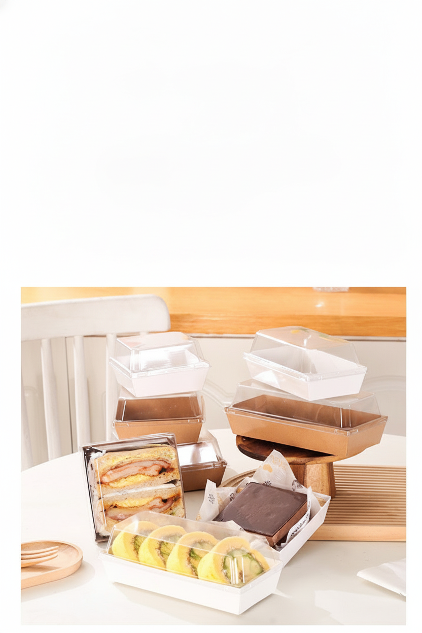 Cajas desechables para pastel y repostería a granel - 13