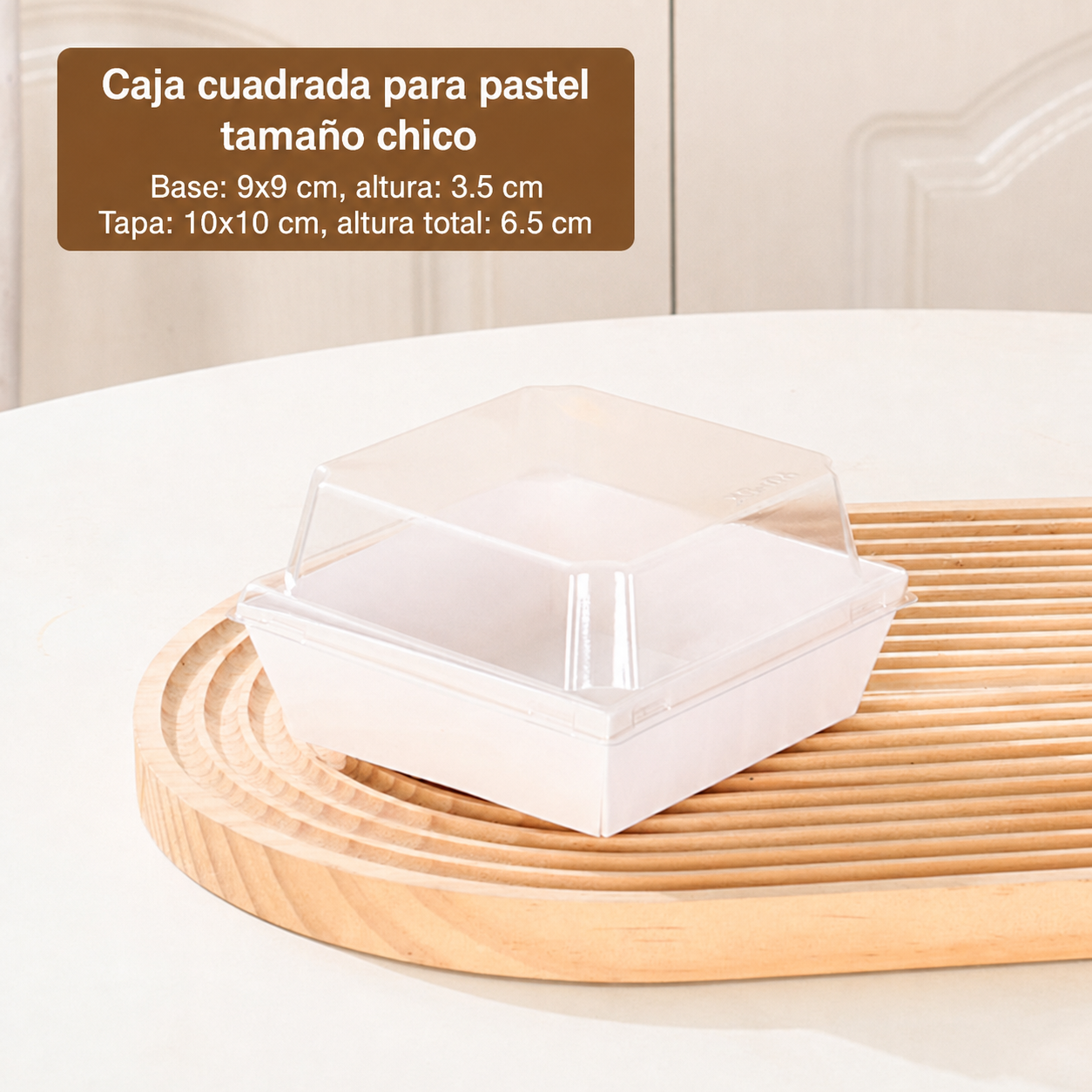 Cajas desechables para pastel y repostería a granel - 8