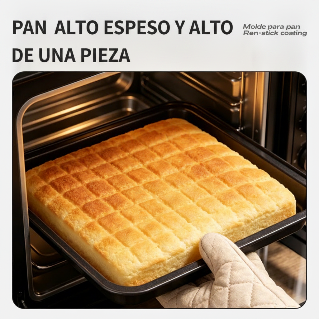 Charola Antiadherente de Carbono para Horno Rectangular - 3