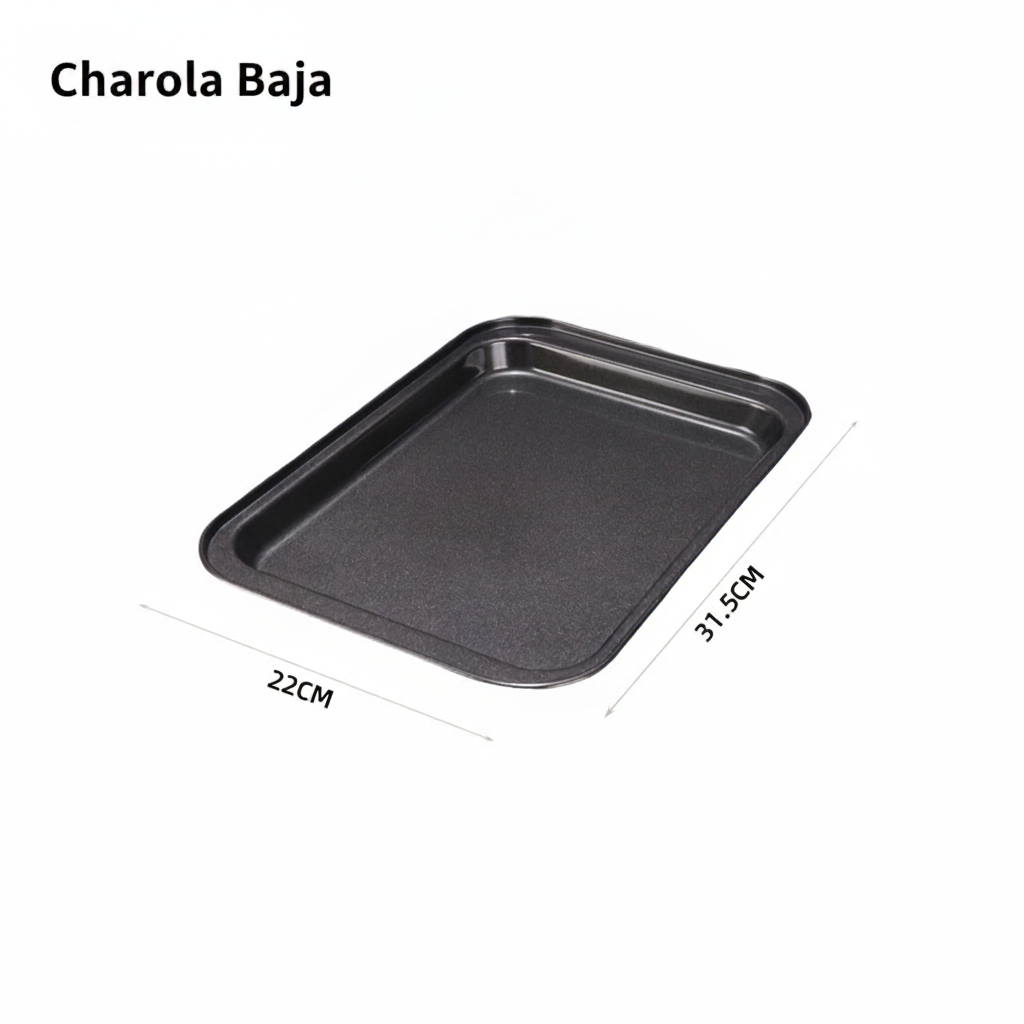 Charola Antiadherente de Carbono para Horno Rectangular - 9