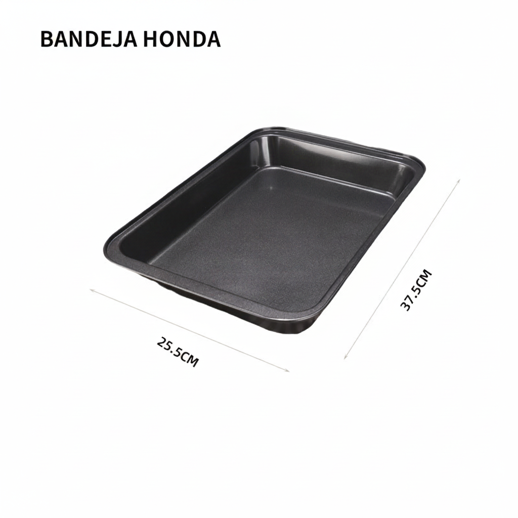 Charola Antiadherente de Carbono para Horno Rectangular